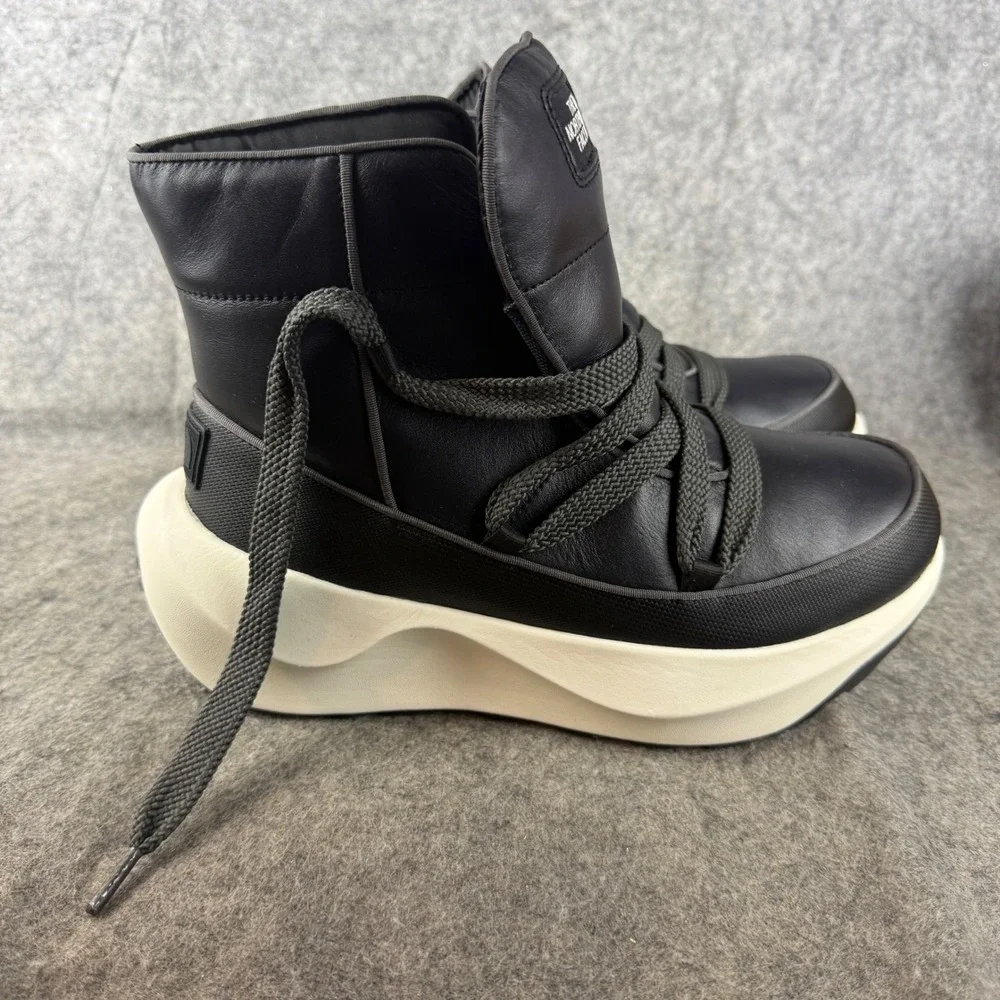The North Face Halseigh ThermoBall Lace Waterproof Boots Black Size 9 NWT